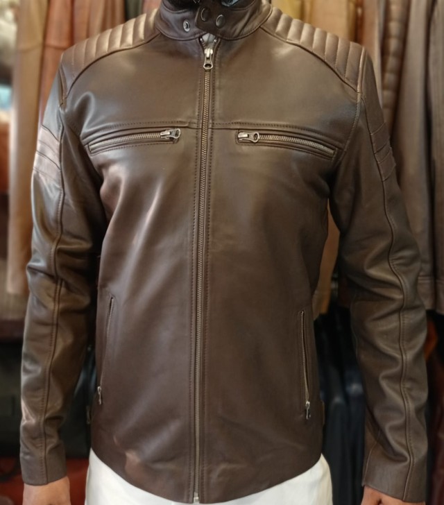 Buy Leather Retail#174; Padding Design Black Faux Leather Jacket For Man  Online In India At Discounted Prices